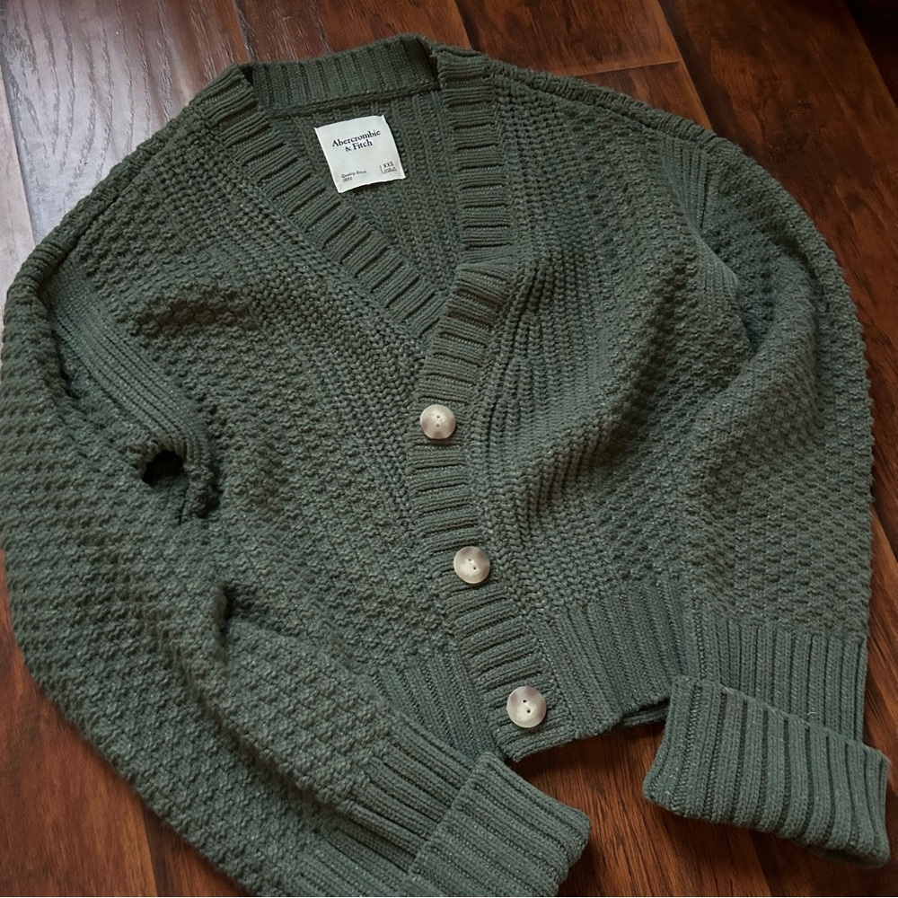 Abercrombie Cameron Seed Stitched Cardigan - Picture 2 of 4